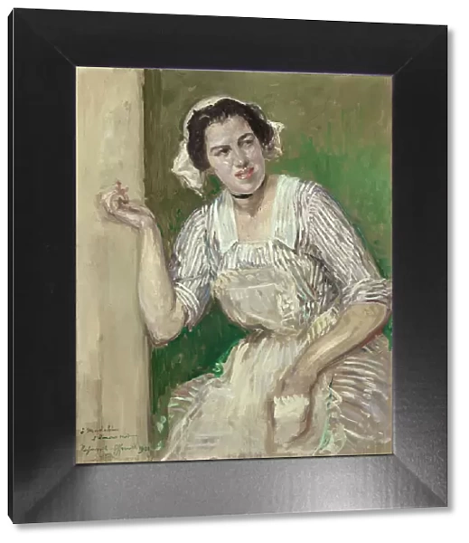 Portrait of Madeleine Pissard as Roxane (L'Amour medecin), 1921. Creator: Jacques Emile Blanche