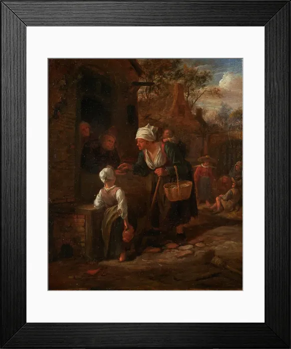 Framed Print : The Fortune Teller, between 1646 and 1679. Creator: Jan Steen Framed Print : The Fortune Teller, between 1646 and 1679. Creator: Jan Steen