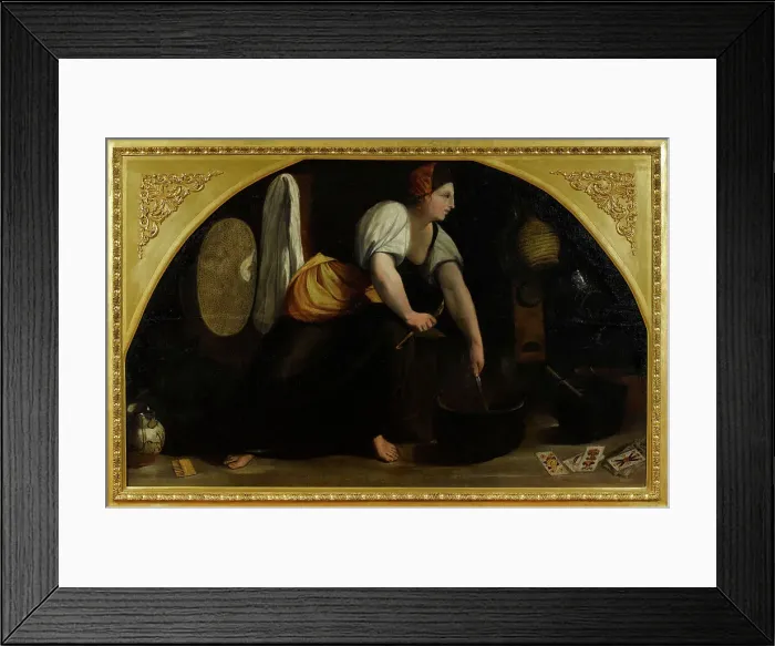 Framed Print : The witch, First Half of 16th cen. Creator: Dossi, Dosso (ca. 1486-1542) Framed Print : The witch, First Half of 16th cen. Creator: Dossi, Dosso (ca. 1486-1542)