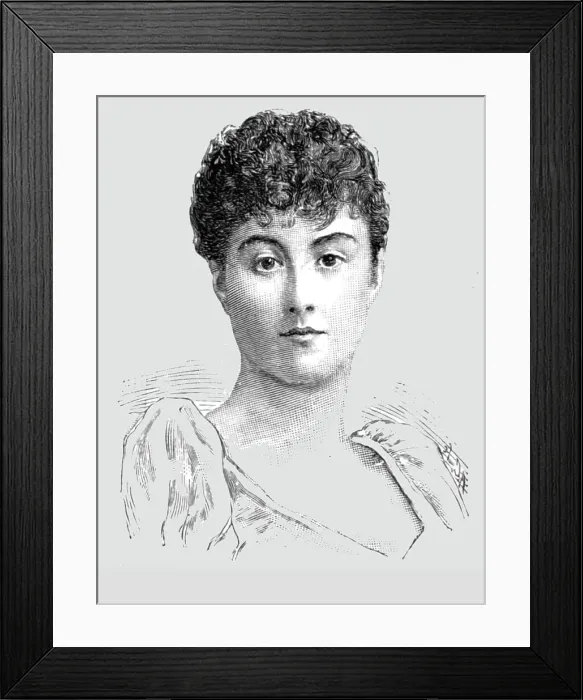 Framed Print : The Countess of Dudley, 1891. Creator: Unknown Framed Print : The Countess of Dudley, 1891. Creator: Unknown