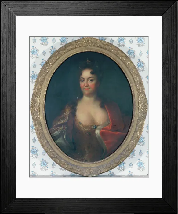 Framed Print : Portrait of Aurora of Koenigsmark, between 1705 and 1710. Creator: Unknown Framed Print : Portrait of Aurora of Koenigsmark, between 1705 and 1710. Creator: Unknown