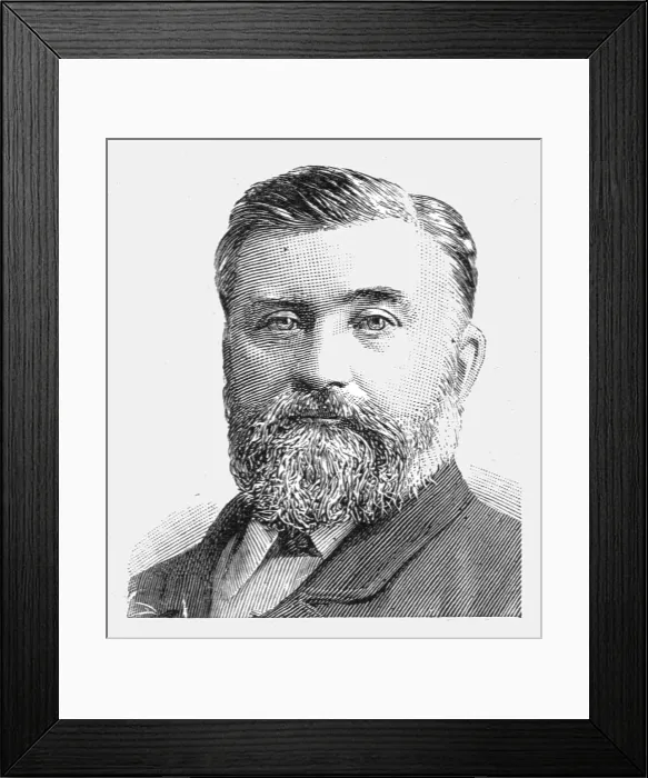 Framed Print : The Late Captain Moddrel, who perished in the Wreck of the Benvenue, 1891. Creator: Unknown Framed Print : The Late Captain Moddrel, who perished in the Wreck of the Benvenue, 1891. Creator: Unknown