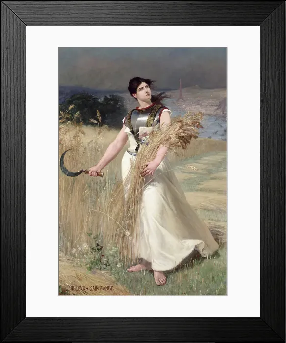 Framed Print : Allegory of France. Creator: Poilleux-Saint-Ange, Georges Louis (1855-1901) Framed Print : Allegory of France. Creator: Poilleux-Saint-Ange, Georges Louis (1855-1901)