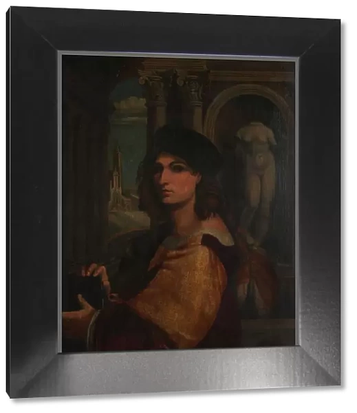 Portrait of the artist, copy after self-portrait of Domenico Capriolo. Creator: Unknown