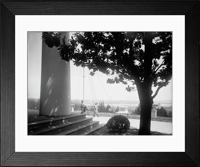 Framed Print : Arlington Mansion - Columns, 1917. Creator: Harris & Ewing. Arlington Mansion - Columns, 1917. Creator: Harris & Ewing Framed Print : Arlington Mansion - Columns, 1917. Creator: Harris & Ewing. Arlington Mansion - Columns, 1917. Creator: Harris & Ewing