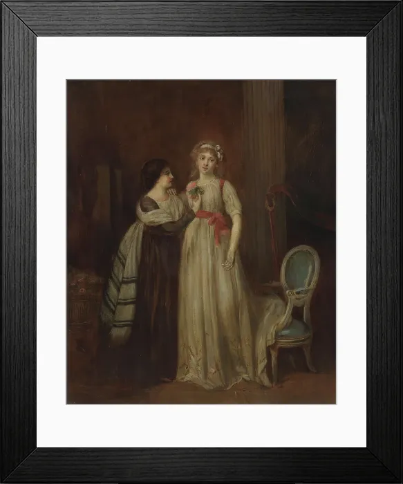 Framed Print : Preparations for the ball. Creator: Unknown Framed Print : Preparations for the ball. Creator: Unknown