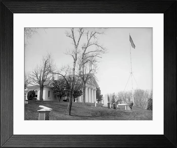 Framed Print : Arlington Mansion - View, Including L'Enfant's Tomb, 1917. Creator: Harris & Ewing. Arlington Mansion - View, Including L'Enfant's Tomb, 1917. Creator: Harris & Ewing Framed Print : Arlington Mansion - View, Including L'Enfant's Tomb, 1917. Creator: Harris & Ewing. Arlington Mansion - View, Including L'Enfant's Tomb, 1917. Creator: Harris & Ewing