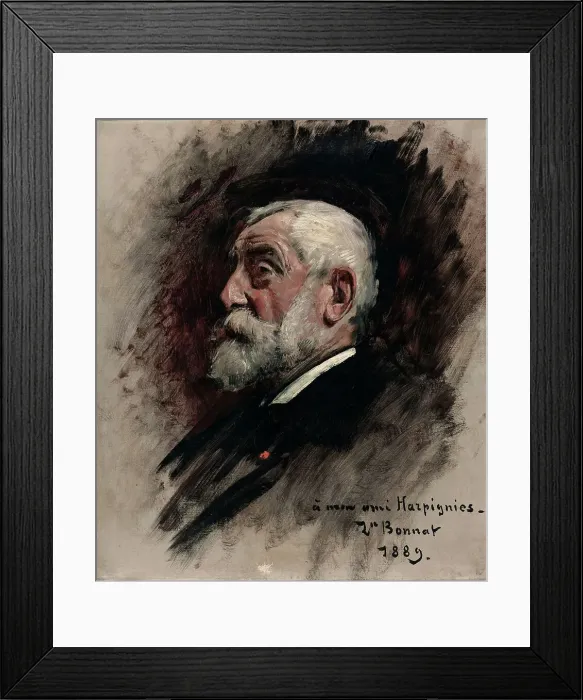Framed Print : Portrait of Henri Harpignies, 1889. Creator: Leon Joseph Florentin Bonnat Framed Print : Portrait of Henri Harpignies, 1889. Creator: Leon Joseph Florentin Bonnat