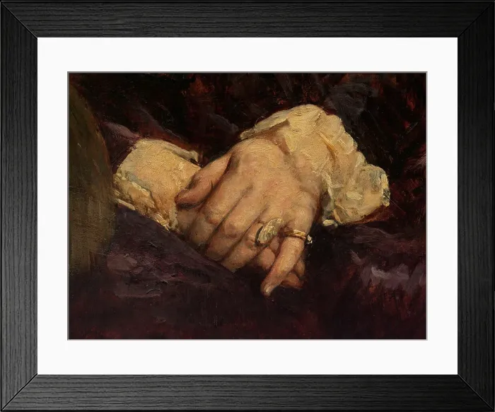 Framed Print : Portrait of Madame Dubernet, 1899. Creator: Leon Joseph Florentin Bonnat Framed Print : Portrait of Madame Dubernet, 1899. Creator: Leon Joseph Florentin Bonnat