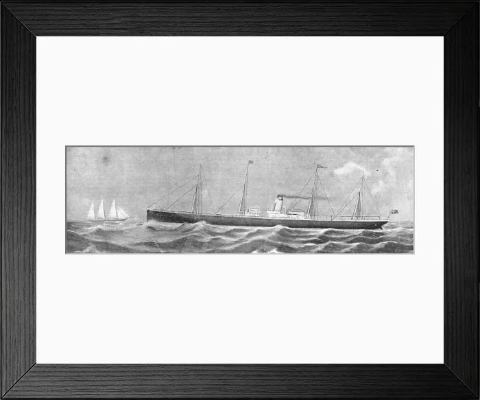 Framed Print : The S.S. Cheshire, The New Steamer for Rangoon and Burmah Direct; A New Link with our... 1891. Creator: Unknown. The S.S. Cheshire, The New Steamer for Rangoon and Burmah Direct; A New Link with our... 1891. Creator: Unknown Framed Print : The S.S. Cheshire, The New Steamer for Rangoon and Burmah Direct; A New Link with our... 1891. Creator: Unknown. The S.S. Cheshire, The New Steamer for Rangoon and Burmah Direct; A New Link with our... 1891. Creator: Unknown