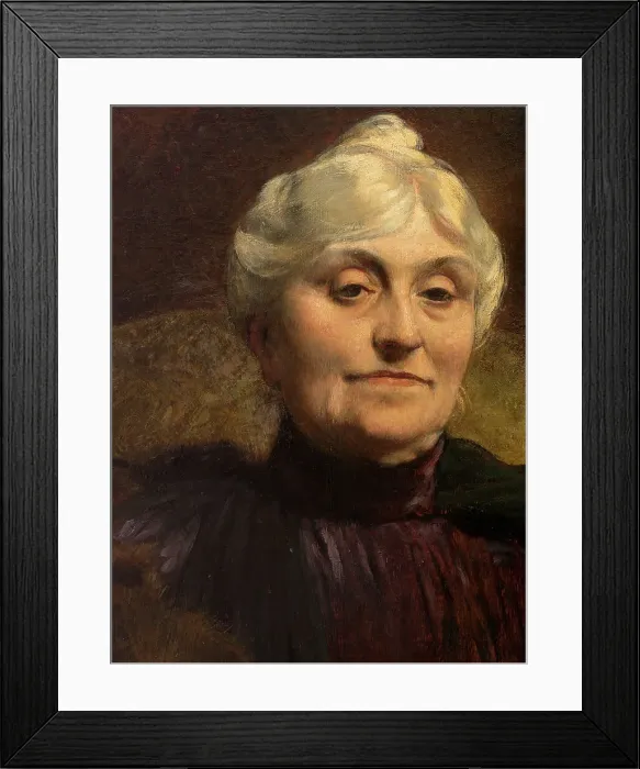 Framed Print : Portrait of Madame Dubernet, 1899. Creator: Leon Joseph Florentin Bonnat Framed Print : Portrait of Madame Dubernet, 1899. Creator: Leon Joseph Florentin Bonnat