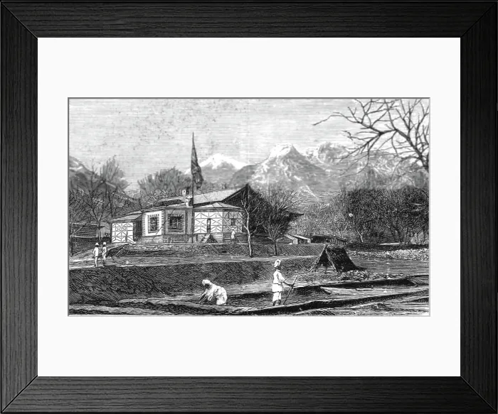Framed Print : The Fighting Near Gilgit on the Northwestern Frontier of India - The British Agency, 1891. Creator: Unknown Framed Print : The Fighting Near Gilgit on the Northwestern Frontier of India - The British Agency, 1891. Creator: Unknown