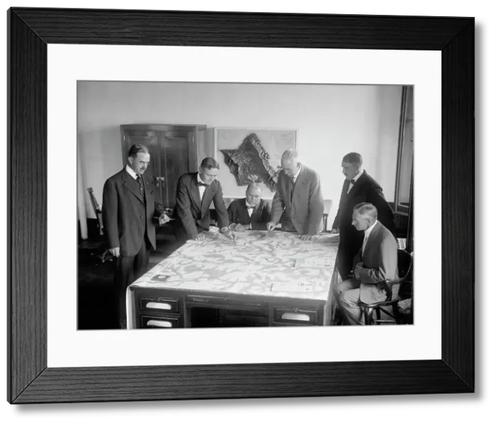 Framed Print : Army War Game - Lt. Col. D.E. Aultman; Lt. Col. J.A. Shipton; Major L. Wahl; Col. George H... 1917. Creator: Harris & Ewing. Army War Game - Lt. Col. D.E. Aultman; Lt. Col. J.A. Shipton; Major L. Wahl; Col. George H... 1917 Framed Print : Army War Game - Lt. Col. D.E. Aultman; Lt. Col. J.A. Shipton; Major L. Wahl; Col. George H... 1917. Creator: Harris & Ewing. Army War Game - Lt. Col. D.E. Aultman; Lt. Col. J.A. Shipton; Major L. Wahl; Col. George H... 1917