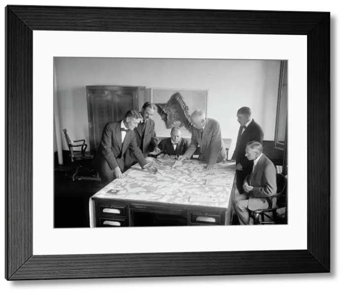 Framed Print : Army War Game - Lt. Col. D.E. Aultman; Lt. Col. J.A. Shipton; Major L. Wahl; Col. George H... 1917. Creator: Harris & Ewing. Army War Game - Lt. Col. D.E. Aultman; Lt. Col. J.A. Shipton; Major L. Wahl; Col. George H... 1917 Framed Print : Army War Game - Lt. Col. D.E. Aultman; Lt. Col. J.A. Shipton; Major L. Wahl; Col. George H... 1917. Creator: Harris & Ewing. Army War Game - Lt. Col. D.E. Aultman; Lt. Col. J.A. Shipton; Major L. Wahl; Col. George H... 1917