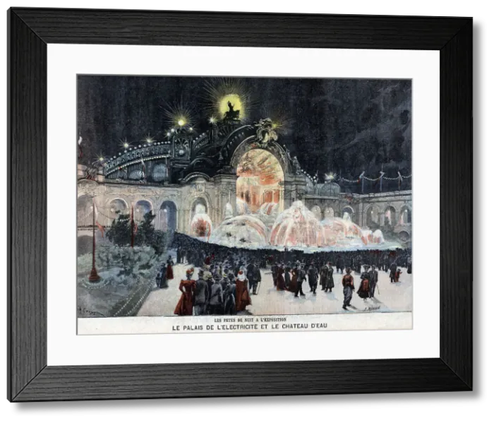 Framed Print : Palais de l'Électricité. Exposition universelle de 1900, 1900. Creator: Méaulle, Fortuné (1844-1916) Framed Print : Palais de l'Électricité. Exposition universelle de 1900, 1900. Creator: Méaulle, Fortuné (1844-1916)