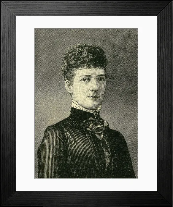 Framed Print : The Princess of Wales, c1897. Creator: Unknown Framed Print : The Princess of Wales, c1897. Creator: Unknown