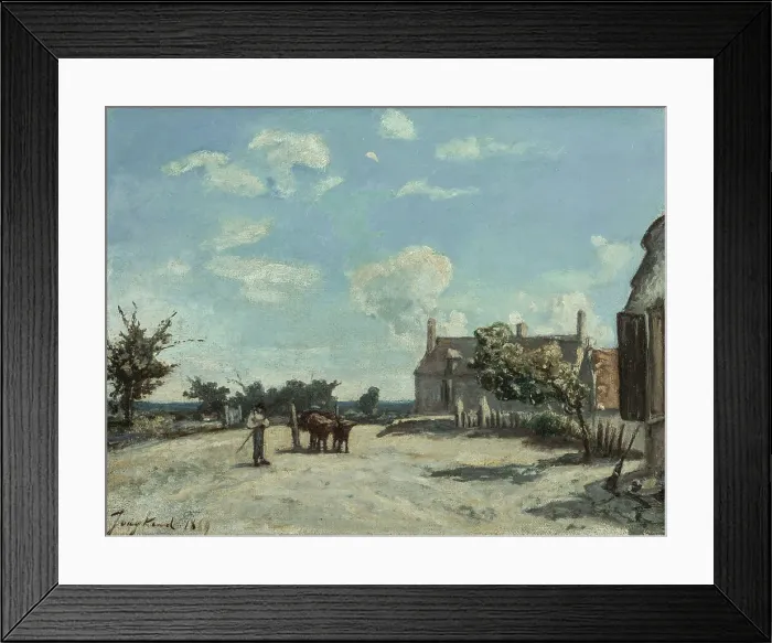 Framed Print : Saint-Parize-le-Chatel, 1869. Creator: Johan Barthold Jongkind Framed Print : Saint-Parize-le-Chatel, 1869. Creator: Johan Barthold Jongkind