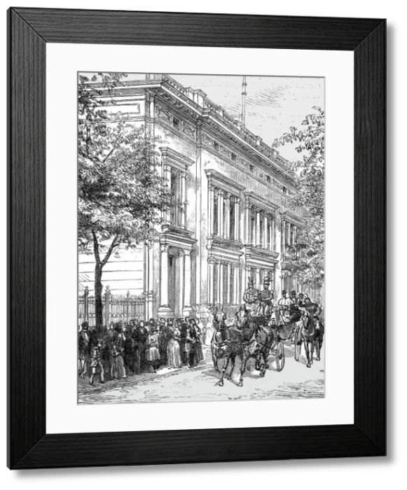 Framed Print : The Marriage of HRH Princess Louise of Schleswig-Holstein and HH Prince Aribert of Anhalt, 1891. Creator: Unknown Framed Print : The Marriage of HRH Princess Louise of Schleswig-Holstein and HH Prince Aribert of Anhalt, 1891. Creator: Unknown