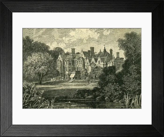 Framed Print : Sandringham House, c1897. Creator: Unknown Framed Print : Sandringham House, c1897. Creator: Unknown