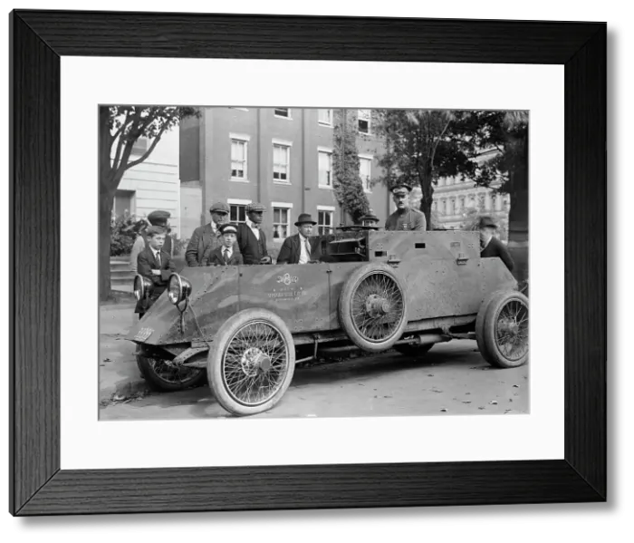 Framed Print : Army, U.S, Capt. - Renwick with Army Truck, 1917. Creator: Harris & Ewing. Army, U.S, Capt. - Renwick with Army Truck, 1917. Creator: Harris & Ewing Framed Print : Army, U.S, Capt. - Renwick with Army Truck, 1917. Creator: Harris & Ewing. Army, U.S, Capt. - Renwick with Army Truck, 1917. Creator: Harris & Ewing