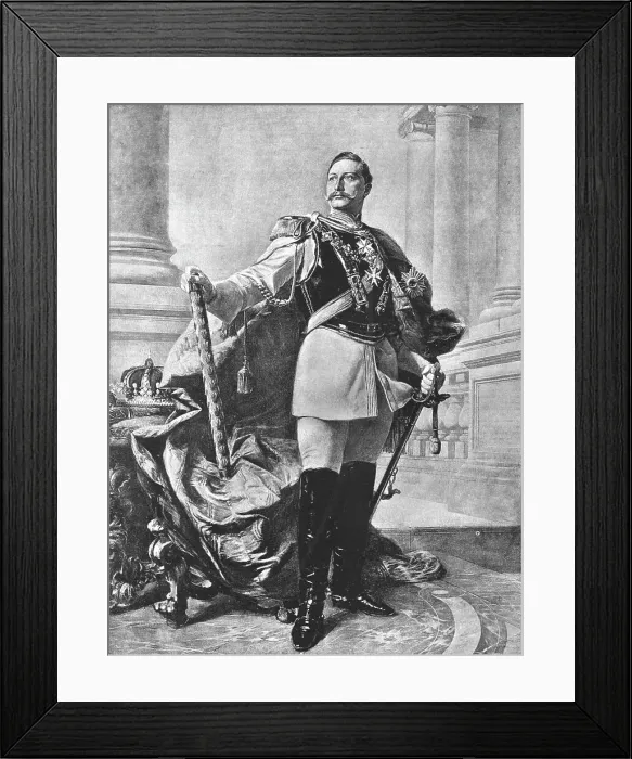 Framed Print : HIM the German Emperor Wlliam II; after Max Koner, 1891. Creator: Unknown Framed Print : HIM the German Emperor Wlliam II; after Max Koner, 1891. Creator: Unknown
