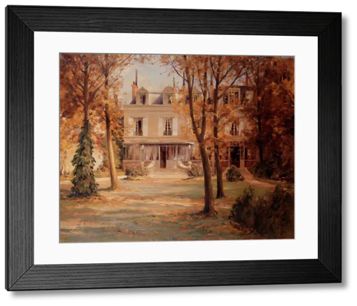 Framed Print : Victor Hugo's house in Paris on avenue d'Eylau. Creator: Eugene Bourgeois Framed Print : Victor Hugo's house in Paris on avenue d'Eylau. Creator: Eugene Bourgeois