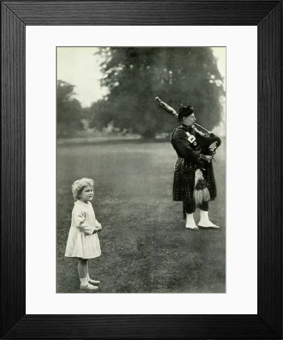 Framed Print : Skirl O The Pipes - Glamis, 1929, 1947. Creator: Unknown Framed Print : Skirl O The Pipes - Glamis, 1929, 1947. Creator: Unknown