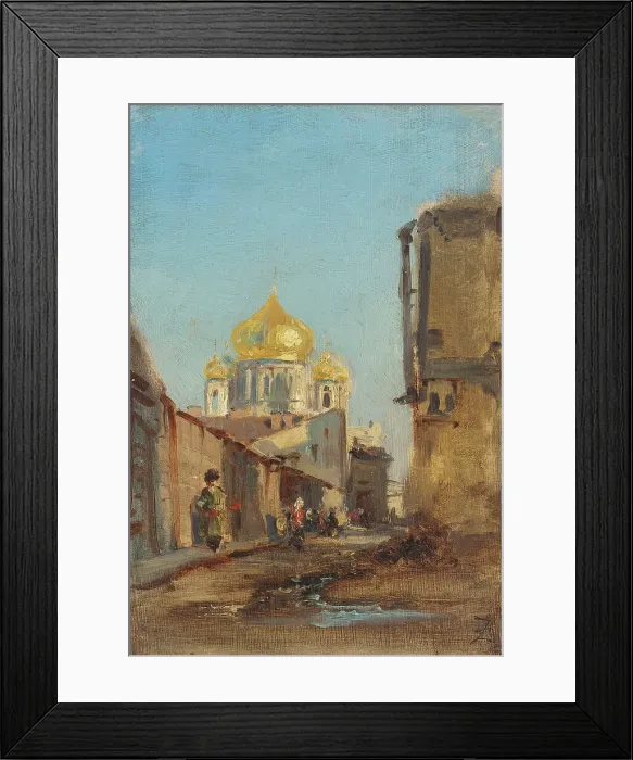 Framed Print : Tobolsk, Sibérie, 1844. Creator: Felix Francois Georges Philibert Ziem Framed Print : Tobolsk, Sibérie, 1844. Creator: Felix Francois Georges Philibert Ziem