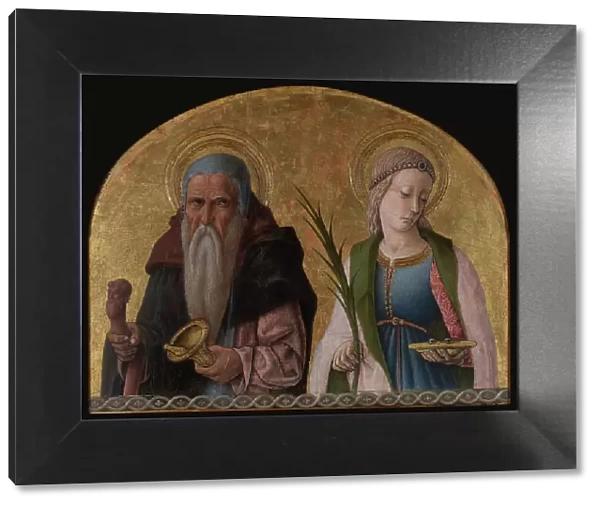 Saints Antony the Hermit and Lucy, ca 1470. Creator: Crivelli, Carlo (c. 1435-c. 1495)