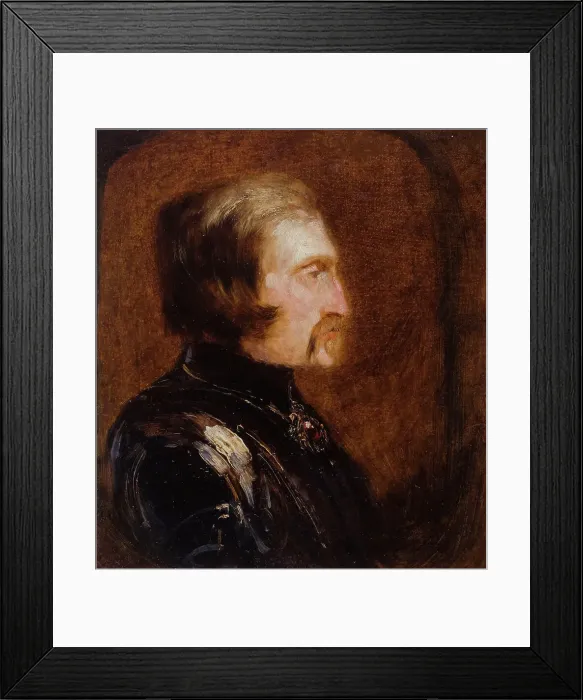 Framed Print : Autoportrait en armure. Creator: Felix Francois Georges Philibert Ziem Framed Print : Autoportrait en armure. Creator: Felix Francois Georges Philibert Ziem