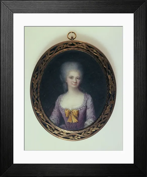 Framed Print : Portrait of a young woman, c1785. Creator: Ignace Jean Victor Campana Framed Print : Portrait of a young woman, c1785. Creator: Ignace Jean Victor Campana