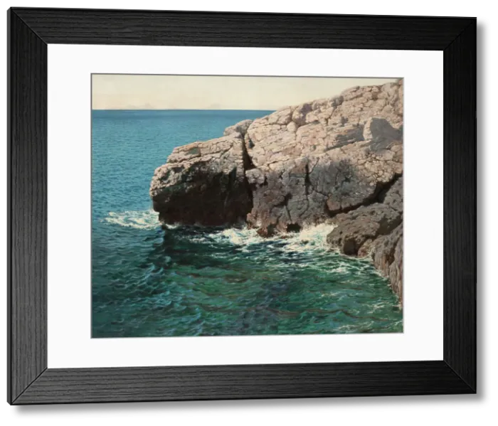 Framed Print : Rocks, 1898. Creator: Henry Brokman Framed Print : Rocks, 1898. Creator: Henry Brokman