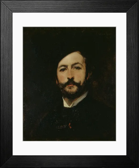 Framed Print : Portrait of Baron Antoine d'Ezpeleta, 1882. Creator: Charles Emile Auguste Carolus-Duran Framed Print : Portrait of Baron Antoine d'Ezpeleta, 1882. Creator: Charles Emile Auguste Carolus-Duran