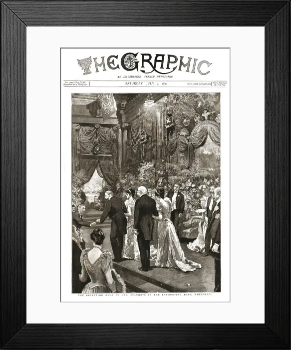Framed Print : The Graphic, Front Cover Saturday, July 4, 1891, 1891. Creator: Unknown Framed Print : The Graphic, Front Cover Saturday, July 4, 1891, 1891. Creator: Unknown