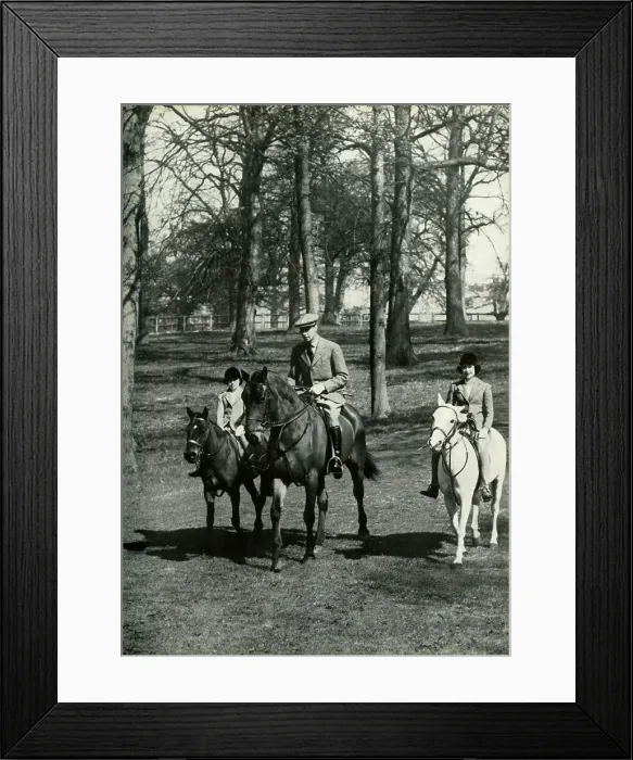 Framed Print : Birthday Ride - 21st April, 1939, 1947. Creator: Unknown Framed Print : Birthday Ride - 21st April, 1939, 1947. Creator: Unknown