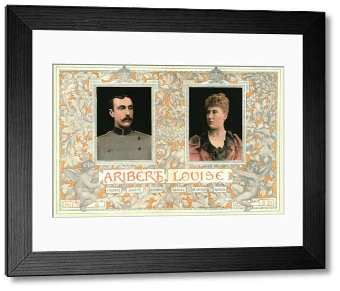 Framed Print : HRH Princess Louise of Schleswig-Holstein, married to HSH Prince Aribert of Anhalt, 1891'. Creator: Unknown Framed Print : HRH Princess Louise of Schleswig-Holstein, married to HSH Prince Aribert of Anhalt, 1891'. Creator: Unknown