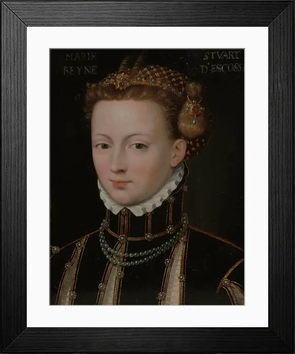Framed Print : Portrait of Mary, Queen of Scots (1542-1587), Second half of the16th cen. Creator: Anonymous Framed Print : Portrait of Mary, Queen of Scots (1542-1587), Second half of the16th cen. Creator: Anonymous