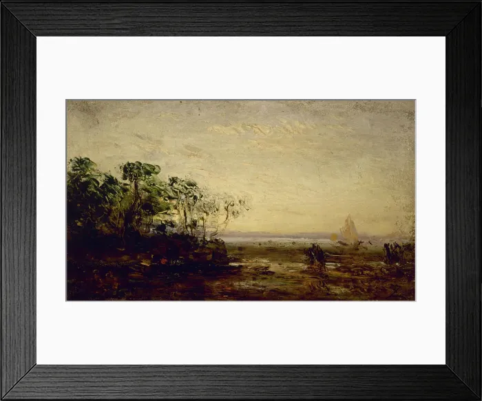 Framed Print : Martigues, effet de crépuscule, between 1850 and 1900. Creator: Felix Francois Georges Philibert Ziem Framed Print : Martigues, effet de crépuscule, between 1850 and 1900. Creator: Felix Francois Georges Philibert Ziem
