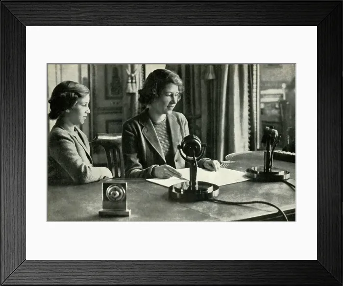 Framed Print : Broadcasting to the Children of the Empire - 13th October, 1940, 1947. Creator: Unknown Framed Print : Broadcasting to the Children of the Empire - 13th October, 1940, 1947. Creator: Unknown