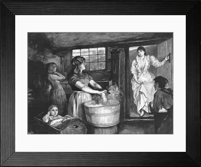 Framed Print : Scene from Tess of the D'Urbervilles, by Thomas Hardy, 1891. Creator: Hubert von Herkomer. Scene from Tess of the D'Urbervilles, by Thomas Hardy, 1891. Creator: Hubert von Herkomer Framed Print : Scene from Tess of the D'Urbervilles, by Thomas Hardy, 1891. Creator: Hubert von Herkomer. Scene from Tess of the D'Urbervilles, by Thomas Hardy, 1891. Creator: Hubert von Herkomer