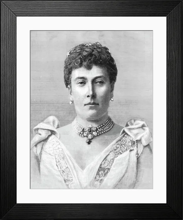 Framed Print : HRH Princess Christian of Schleswig-Holstein, 1891, 1891. Creator: Unknown Framed Print : HRH Princess Christian of Schleswig-Holstein, 1891, 1891. Creator: Unknown