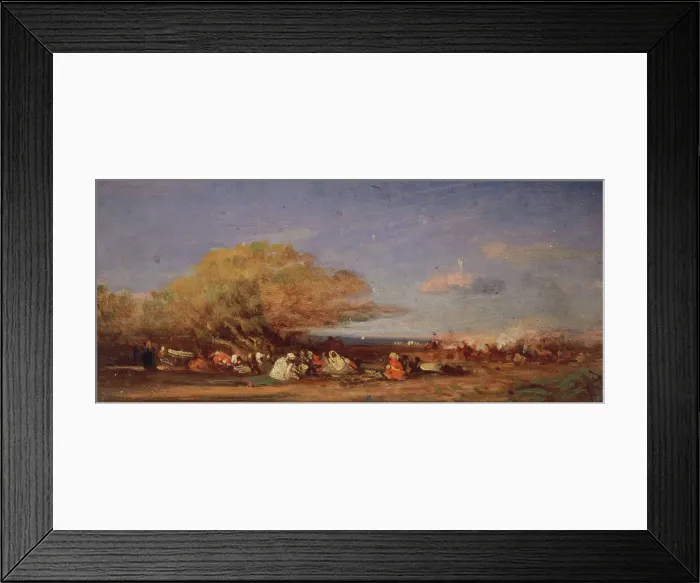 Framed Print : Près d'Alger, c.1859. Creator: Felix Francois Georges Philibert Ziem Framed Print : Près d'Alger, c.1859. Creator: Felix Francois Georges Philibert Ziem