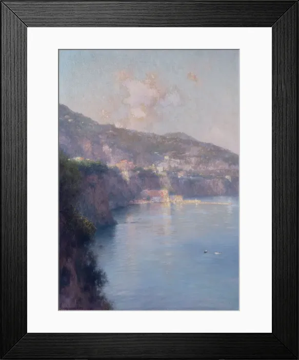 Framed Print : The port of Sorrento, 1912. Creator: Henry Brokman Framed Print : The port of Sorrento, 1912. Creator: Henry Brokman