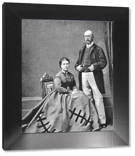 TRH Prince and Princess Christian, 1866, 1891. Creator: Unknown