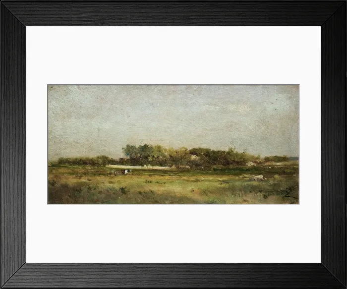 Framed Print : Saint-Ouen. Creator: Felix Francois Georges Philibert Ziem Framed Print : Saint-Ouen. Creator: Felix Francois Georges Philibert Ziem