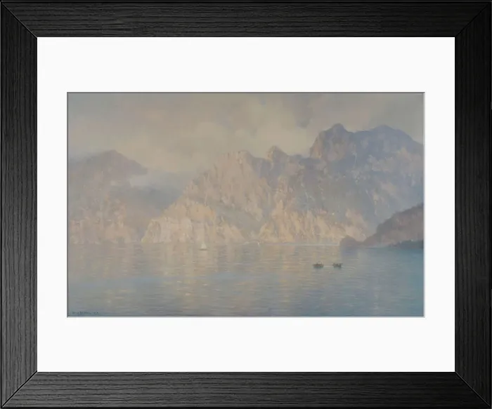 Framed Print : Torbole (Lake Garda, Italy), 1925. Creator: Henry Brokman Framed Print : Torbole (Lake Garda, Italy), 1925. Creator: Henry Brokman