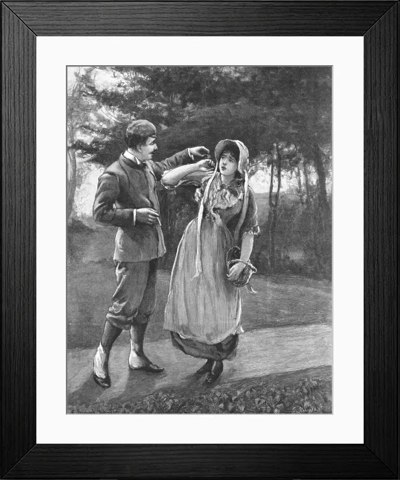 Framed Print : Scene from Tess of the D'Urbervilles, by Thomas Hardy, 1891. Creator: Hubert von Herkomer. Scene from Tess of the D'Urbervilles, by Thomas Hardy, 1891. Creator: Hubert von Herkomer Framed Print : Scene from Tess of the D'Urbervilles, by Thomas Hardy, 1891. Creator: Hubert von Herkomer. Scene from Tess of the D'Urbervilles, by Thomas Hardy, 1891. Creator: Hubert von Herkomer