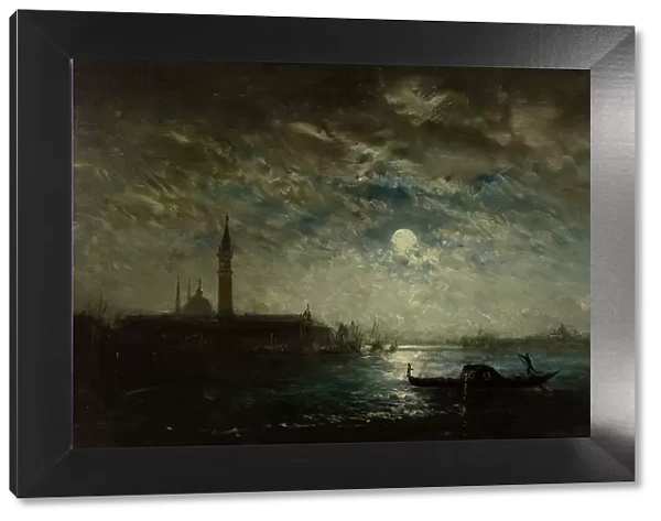 Venise et le Campanile au clair de lune, between 1870 and 1890. Creator: Felix Francois Georges Philibert Ziem