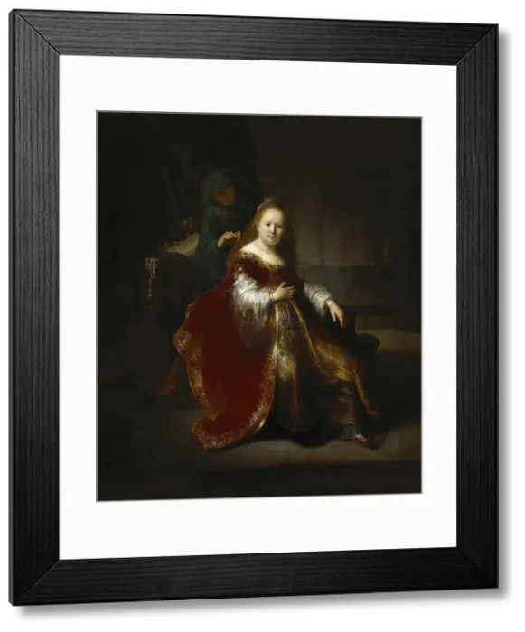 Framed Print : Heroine from the Old Testament, 1632-1633. Creator: Rembrandt van Rhijn (1606-1669) Framed Print : Heroine from the Old Testament, 1632-1633. Creator: Rembrandt van Rhijn (1606-1669)