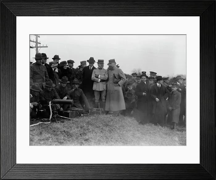 Framed Print : Army, U.S. Machine Gun Tests, 1918. Creator: Harris & Ewing. Army, U.S. Machine Gun Tests, 1918. Creator: Harris & Ewing Framed Print : Army, U.S. Machine Gun Tests, 1918. Creator: Harris & Ewing. Army, U.S. Machine Gun Tests, 1918. Creator: Harris & Ewing